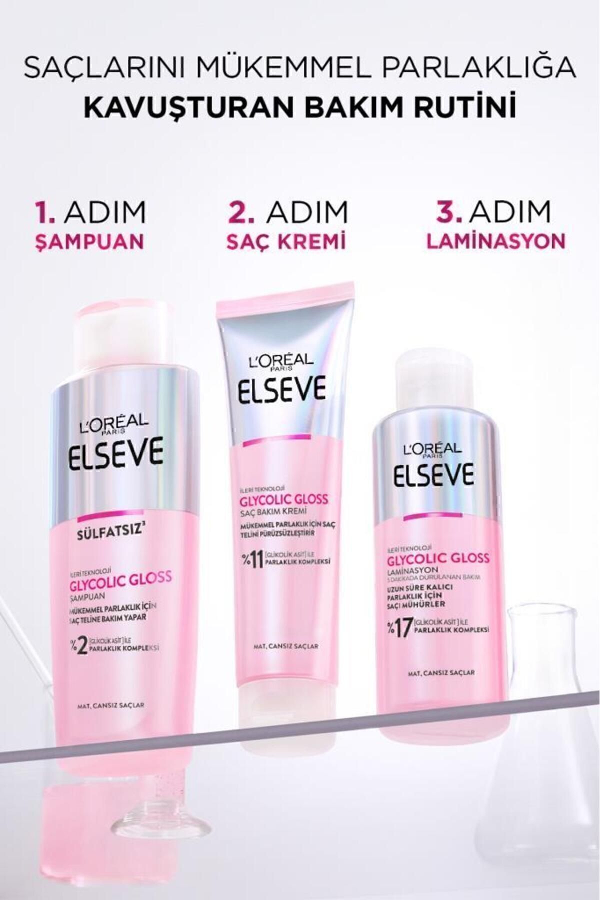 Elseve Glycolic Gloss Parlaklığı Saça Mühürleyen-