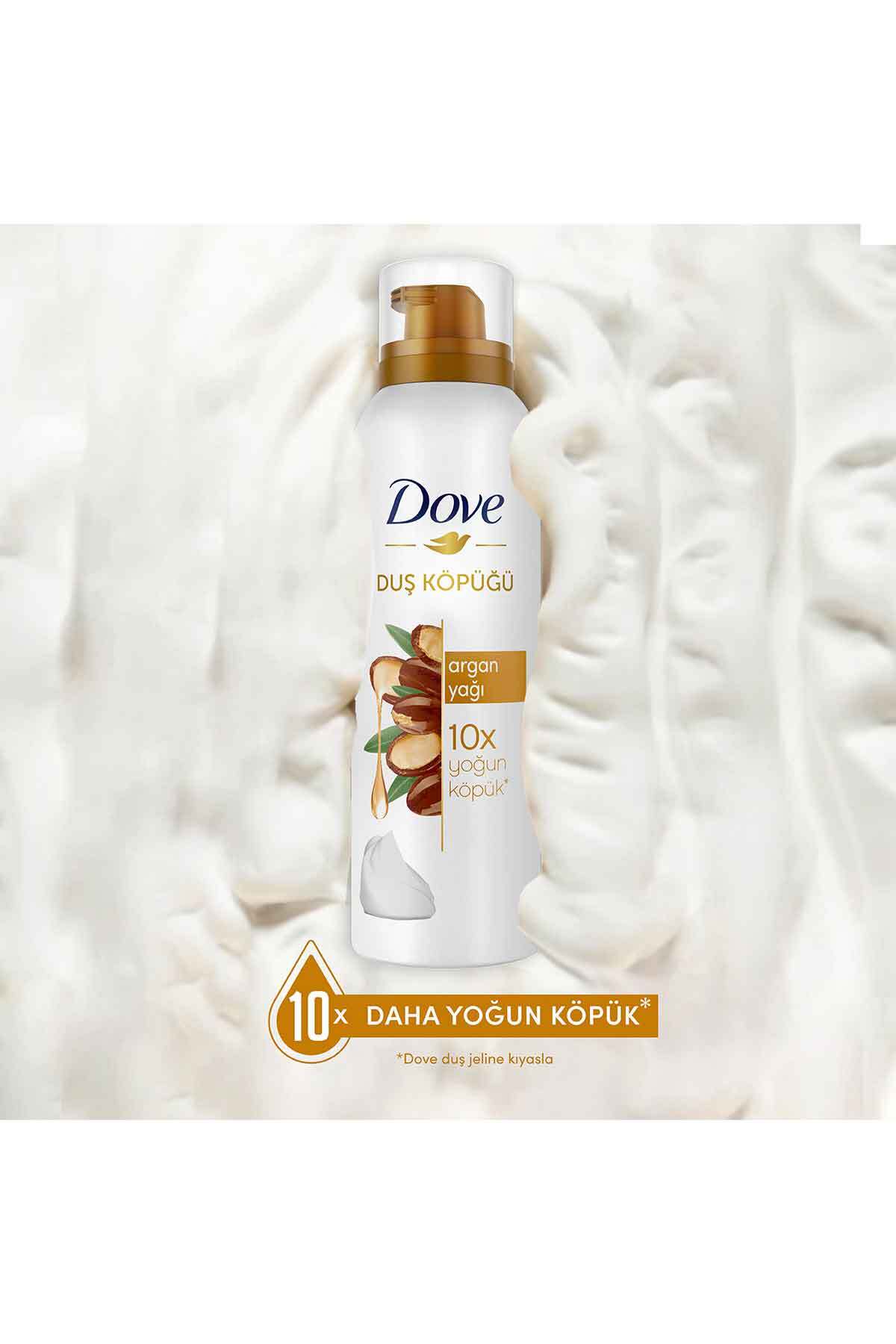 Dove Köpük Duş Jeli Argan Yağı 10 Kat Daha Yoğun K-