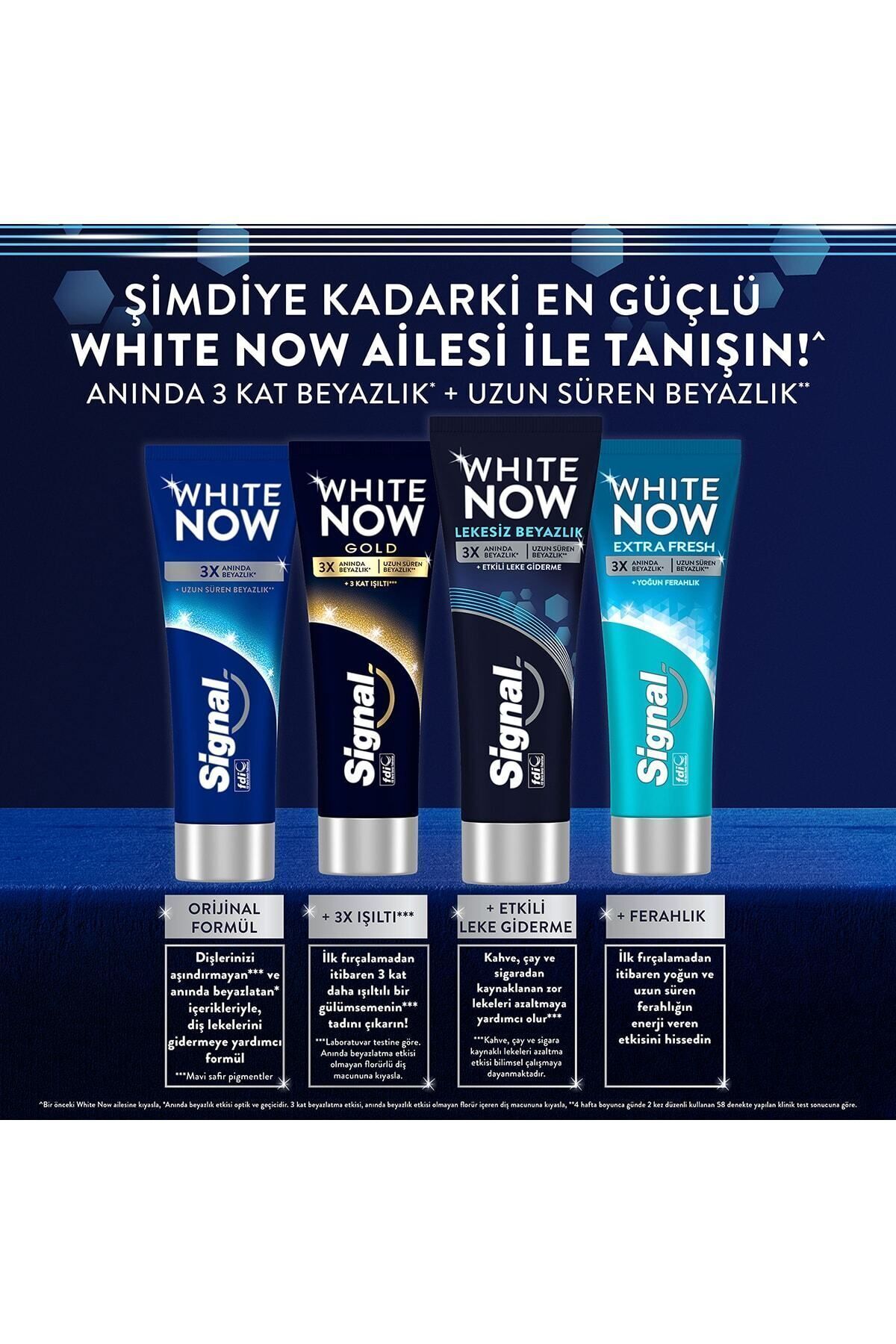 Signal White Now Leke Karşıtı Kahve Ve Sigara Içen-