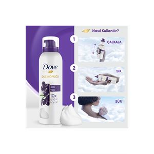 Dove Duş Köpüğü Açai Yağı Yoğun Köpük 200 ml X1-