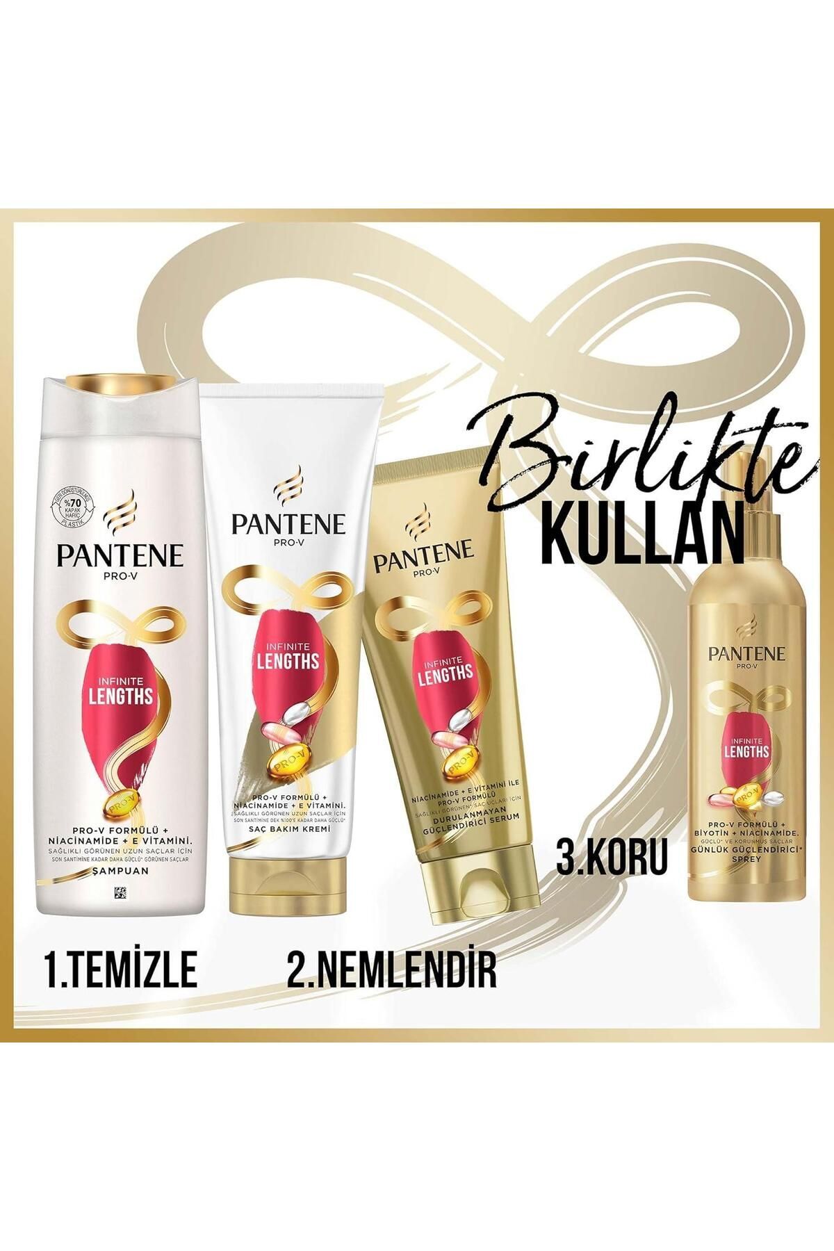 Pantene Infinite Lengths Saç Bakım Kremi 275 ML-
