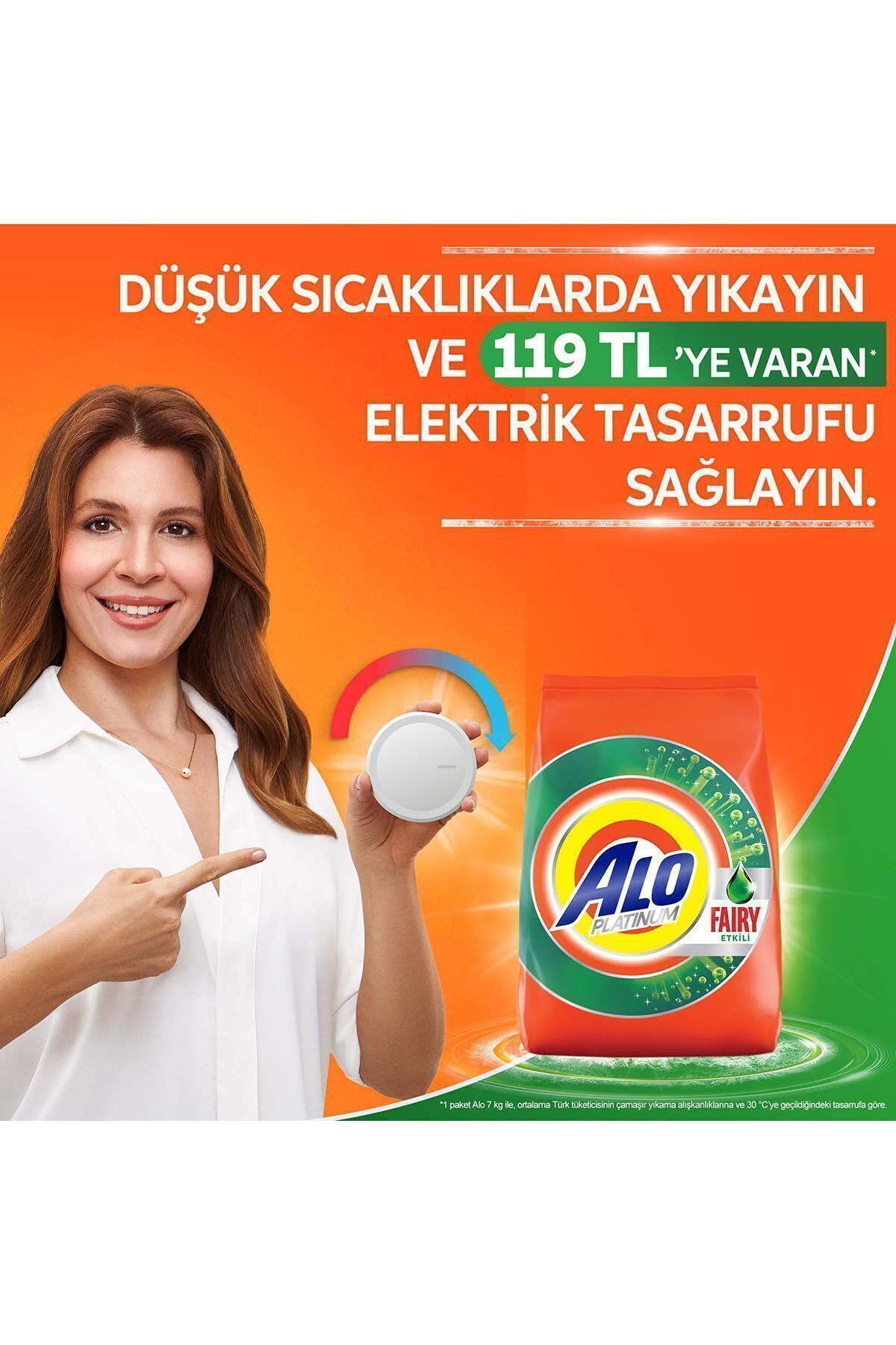ALO PLATİNUM 7 KG FAİRY ETKİLİ RENKLİLER HIZLI ÇÖZ-