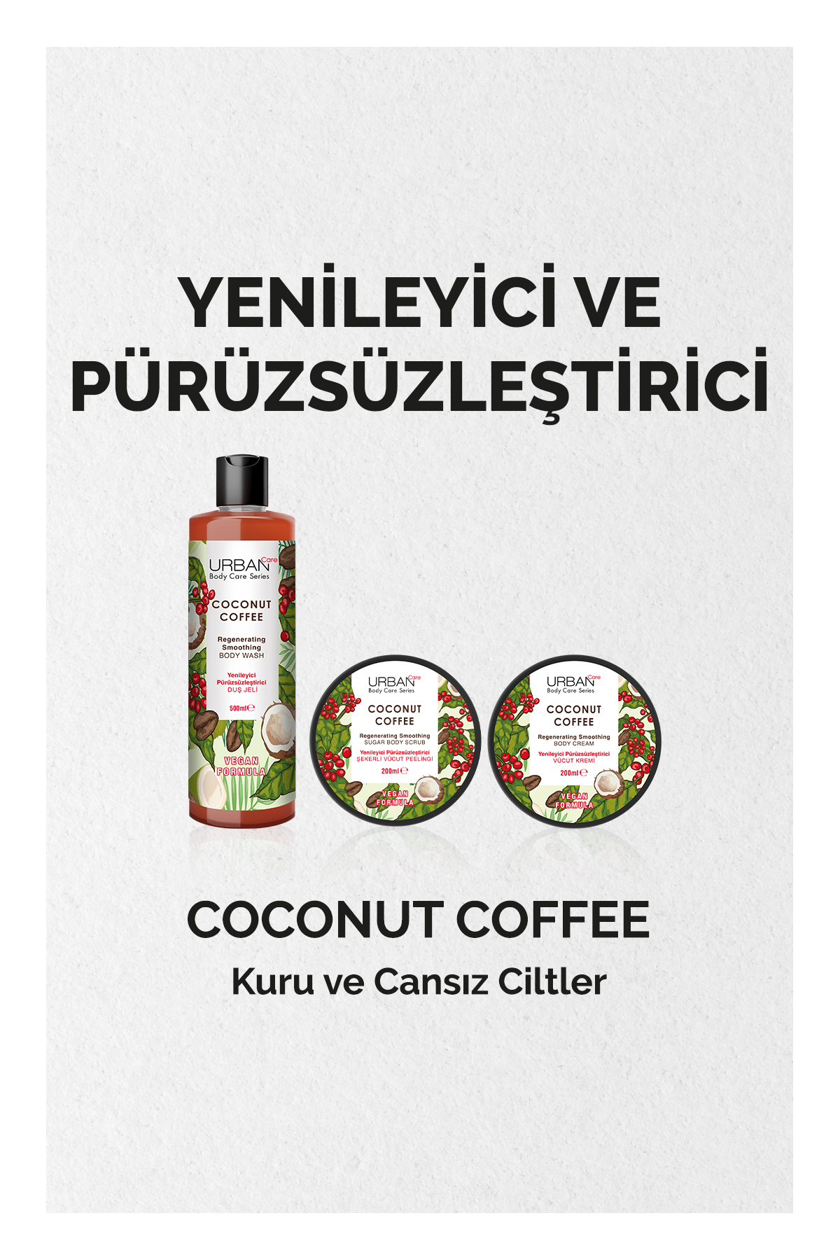 Urban Care Body Series Coconut Coffee Duş Jeli 750-