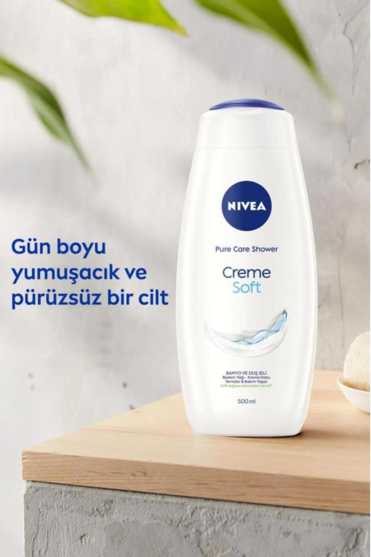 NIVEA CREME SOFT KREMSİ DOKUNUŞ BANYO VE DUŞ JELİ-