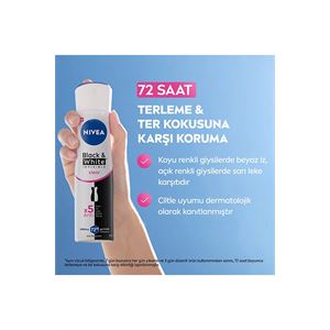 NIVEA Kadın Deodorant Invısıble B & W 150 Ml + Rol-