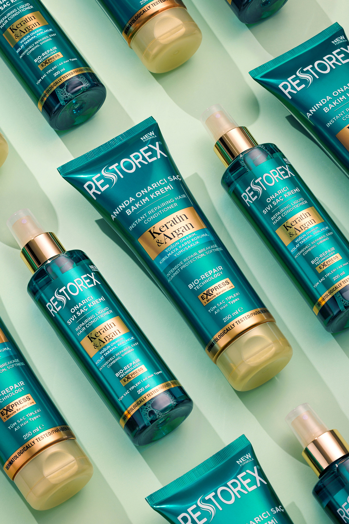 Restorex Keratin & Argan Onarıcı Sıvı Saç Bakım Kr-