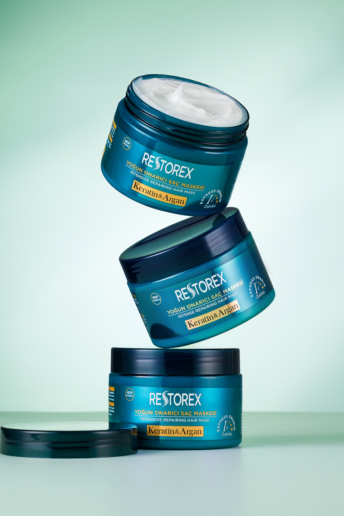 Restorex Keratin & Argan Onarıcı Bakım Maske 300 M-