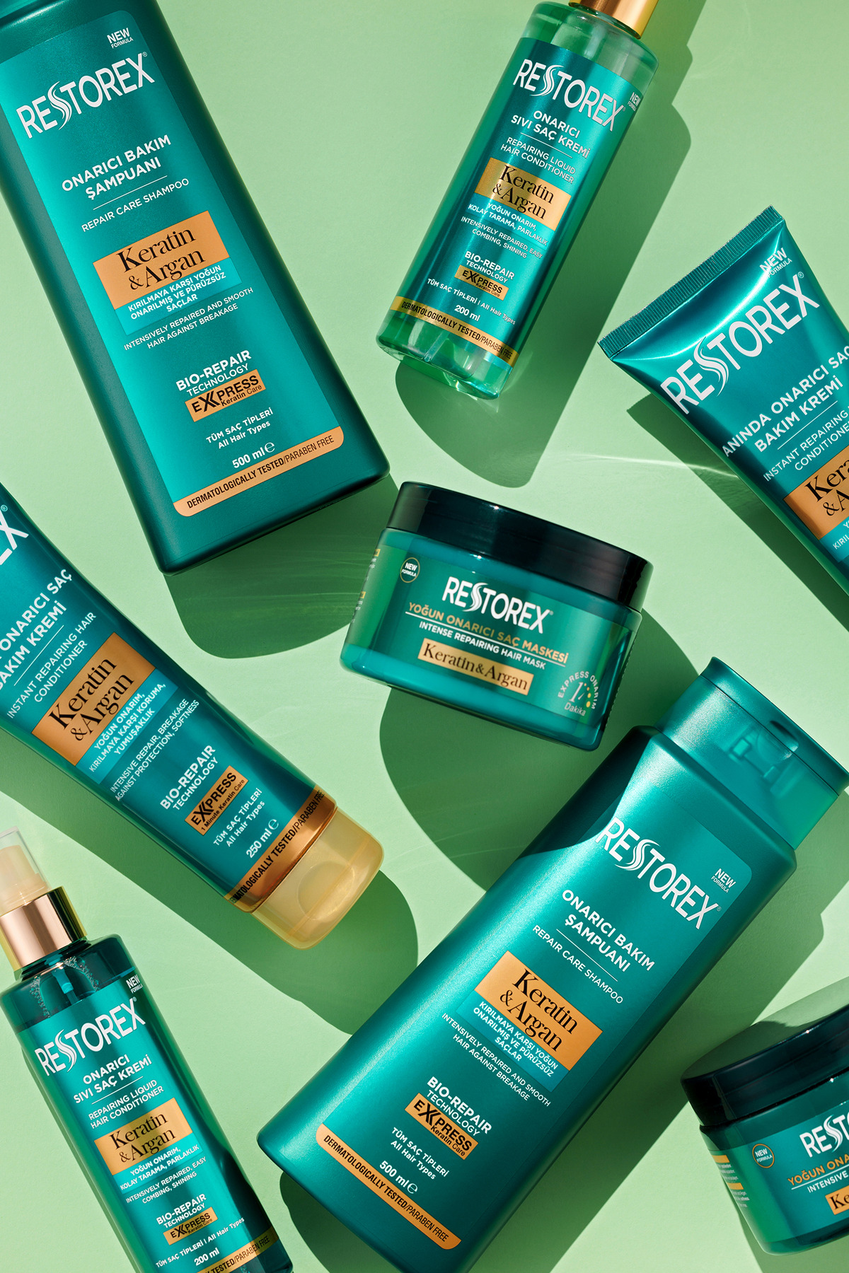 Restorex Keratin & Argan Onarıcı Bakım Maske 300 M-