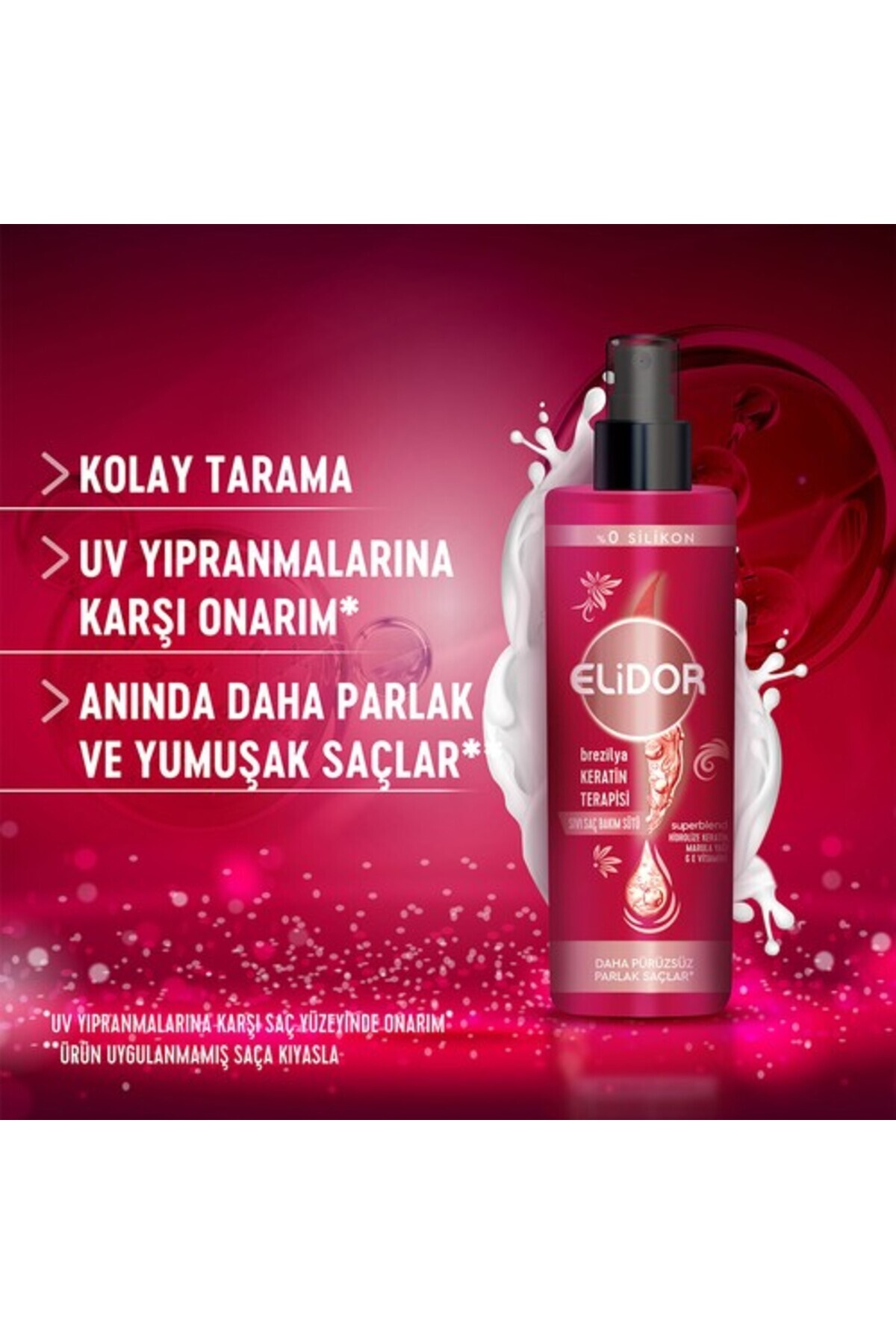 ELİDOR SIVI SAÇ BAKIM SÜTÜ 200 ML KERATİN MARULA-