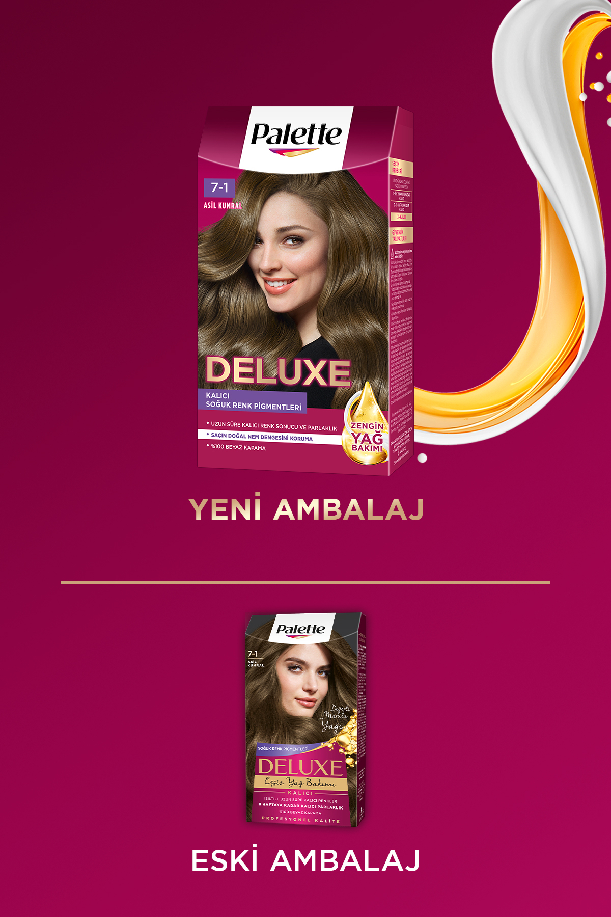 PALETTE DELUXE YOĞUN RENKLER 7-1 ASİL KUMRAL-