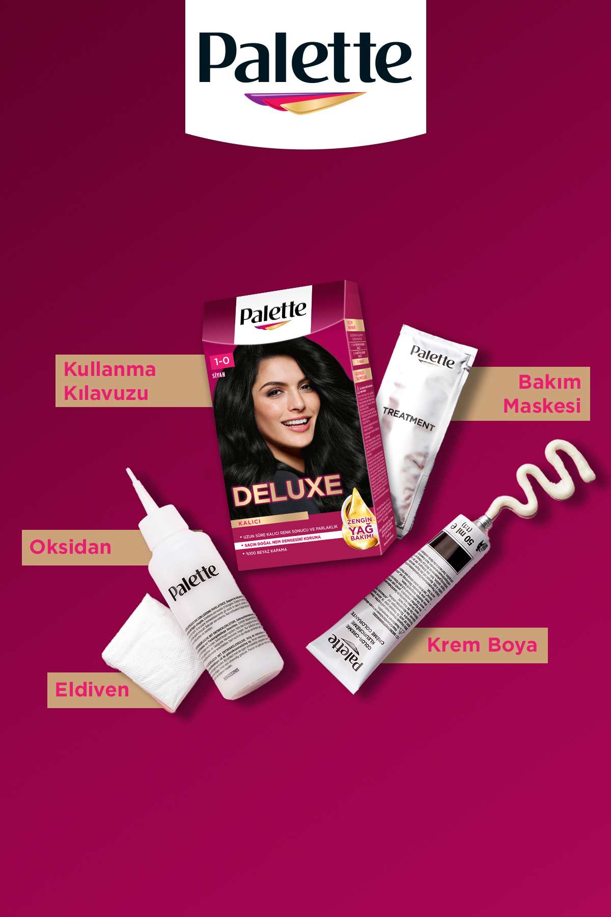 Palette Deluxe 1-0 Siyah-