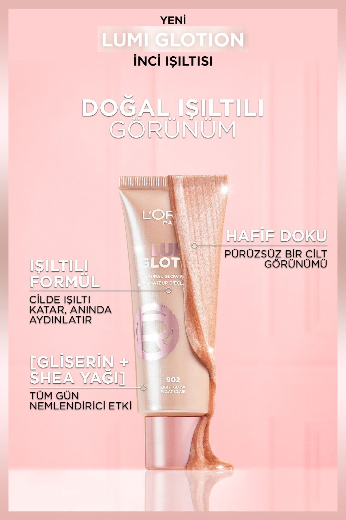 LOreal Paris Glotion All-In-One Doğal Işıltı 901 --
