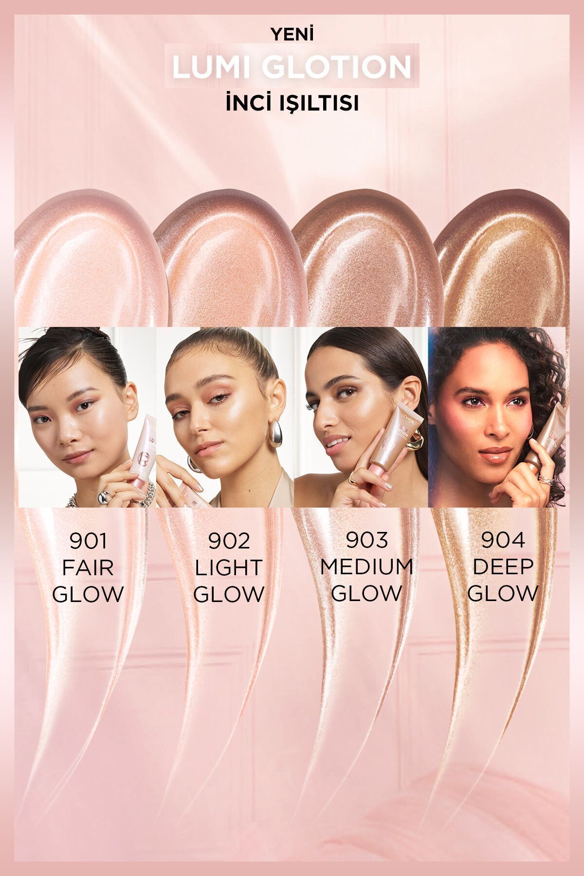 LOreal Paris Glotion All-In-One Doğal Işıltı 901 --