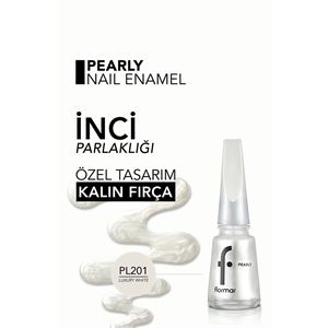 Flormar Sedefli Parlak Oje (Beyaz) - Pearly Nail - PL201-