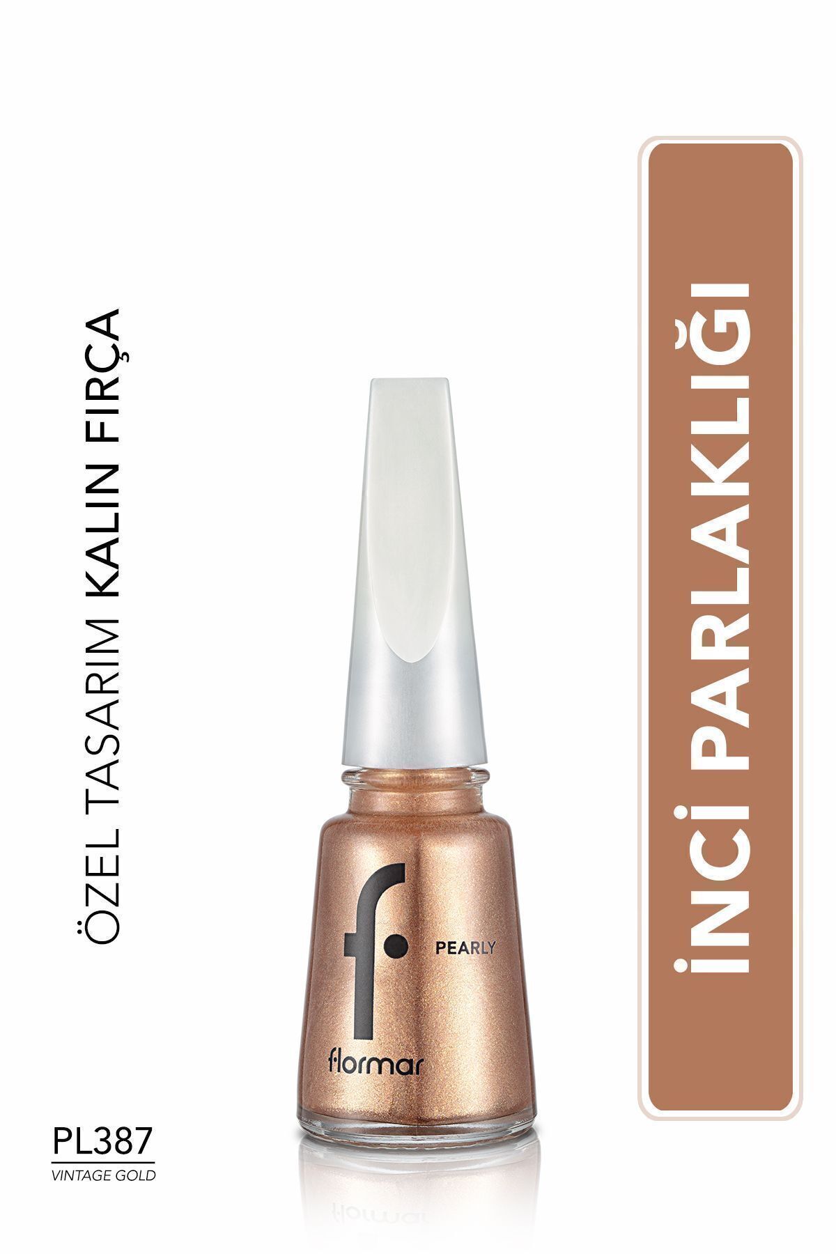 Flormar Sedefli Parlak Oje (BAKIR) - Pearly 387-