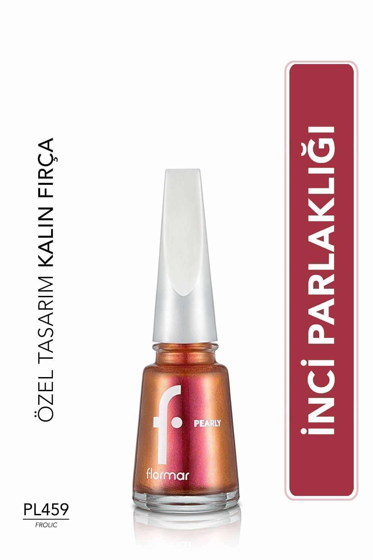 Flormar Sedefli Parlak Oje (TURUNCU) - Pearly 459-
