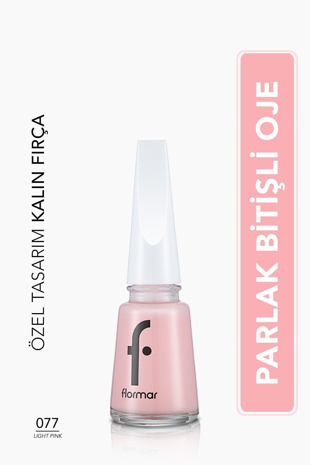 Flormar Sedefli Parlak Oje (PEMBE) - 077-