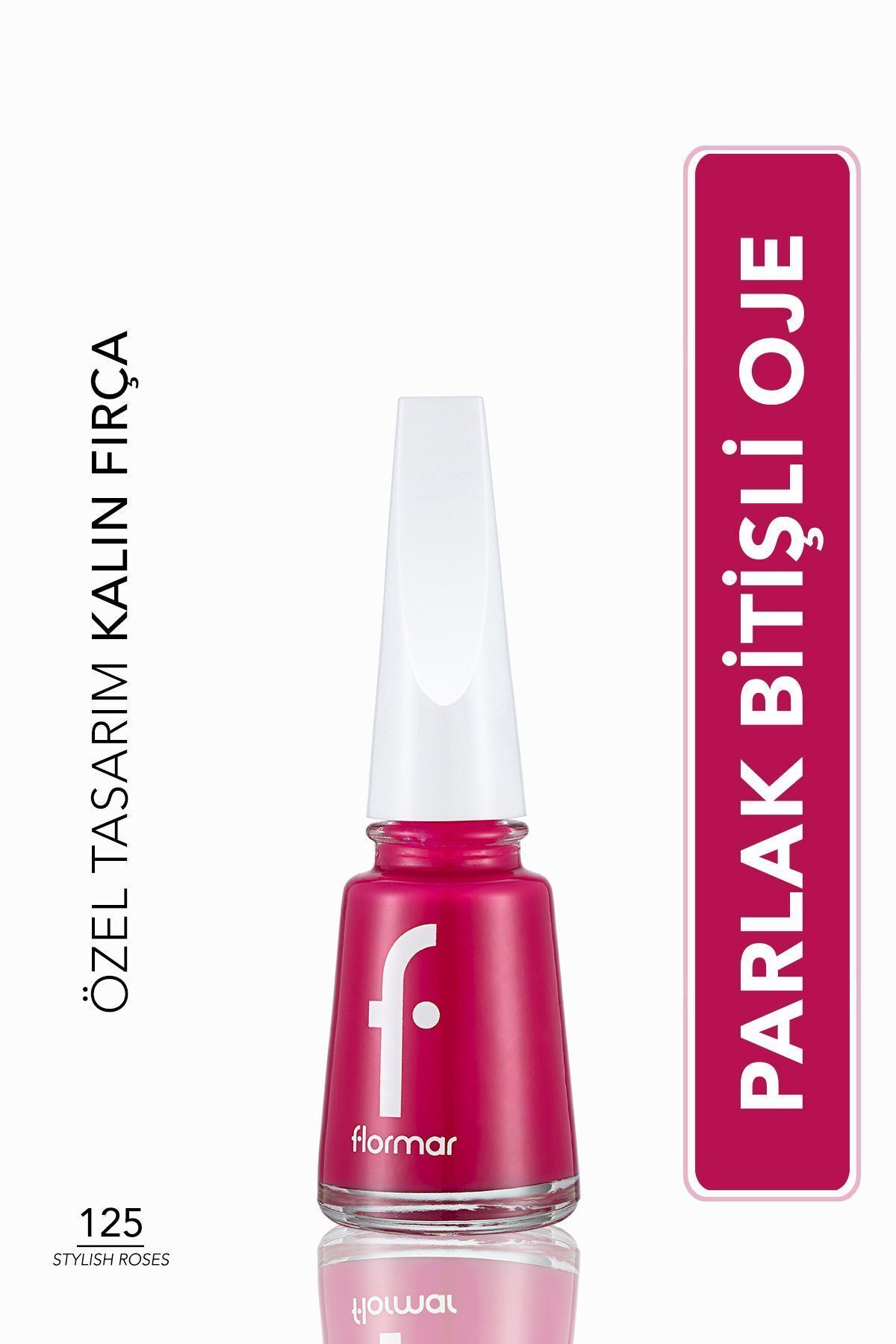 Flormar Nail Enamel Yüksek Pigmentli & Parlak Bitişli 125-