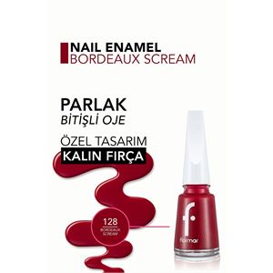 Flormar Nail Enamel Yüksek Pigmentli & Parlak Bitişli 128-