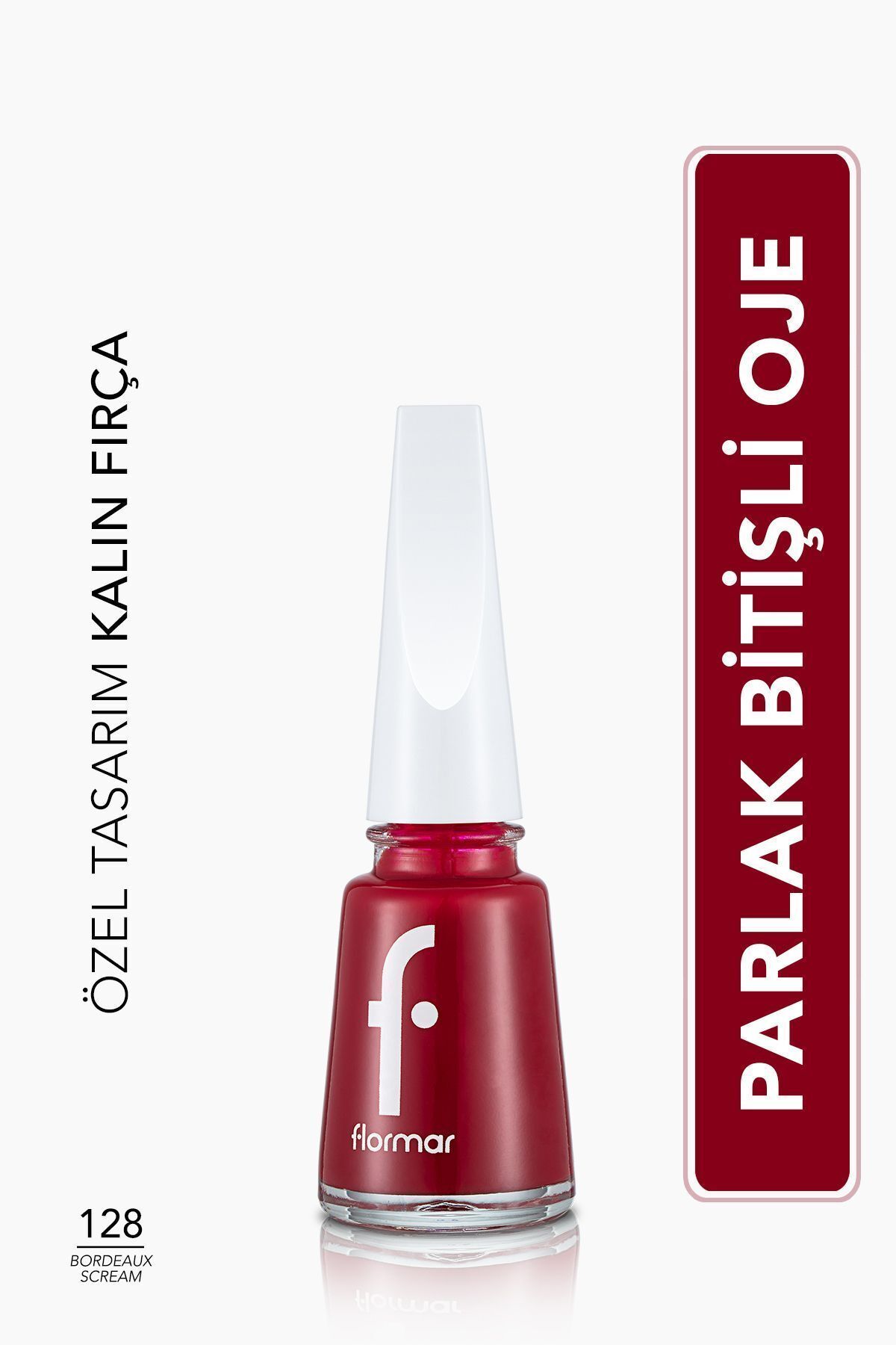 Flormar Nail Enamel Yüksek Pigmentli & Parlak Bitişli 128-