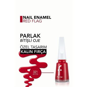 Flormar Sedefli Parlak Oje (KIRMIZI) - 321-