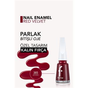 Flormar Sedefli Parlak Oje (MOR) - Nail Enamel - 385-