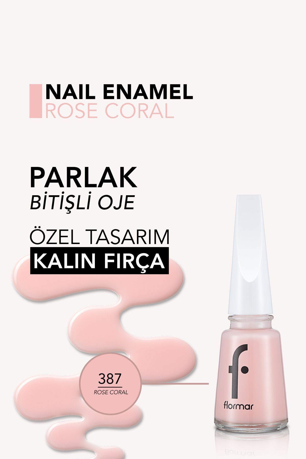 Flormar Sedefli Parlak Oje (PEMBE) - 397-