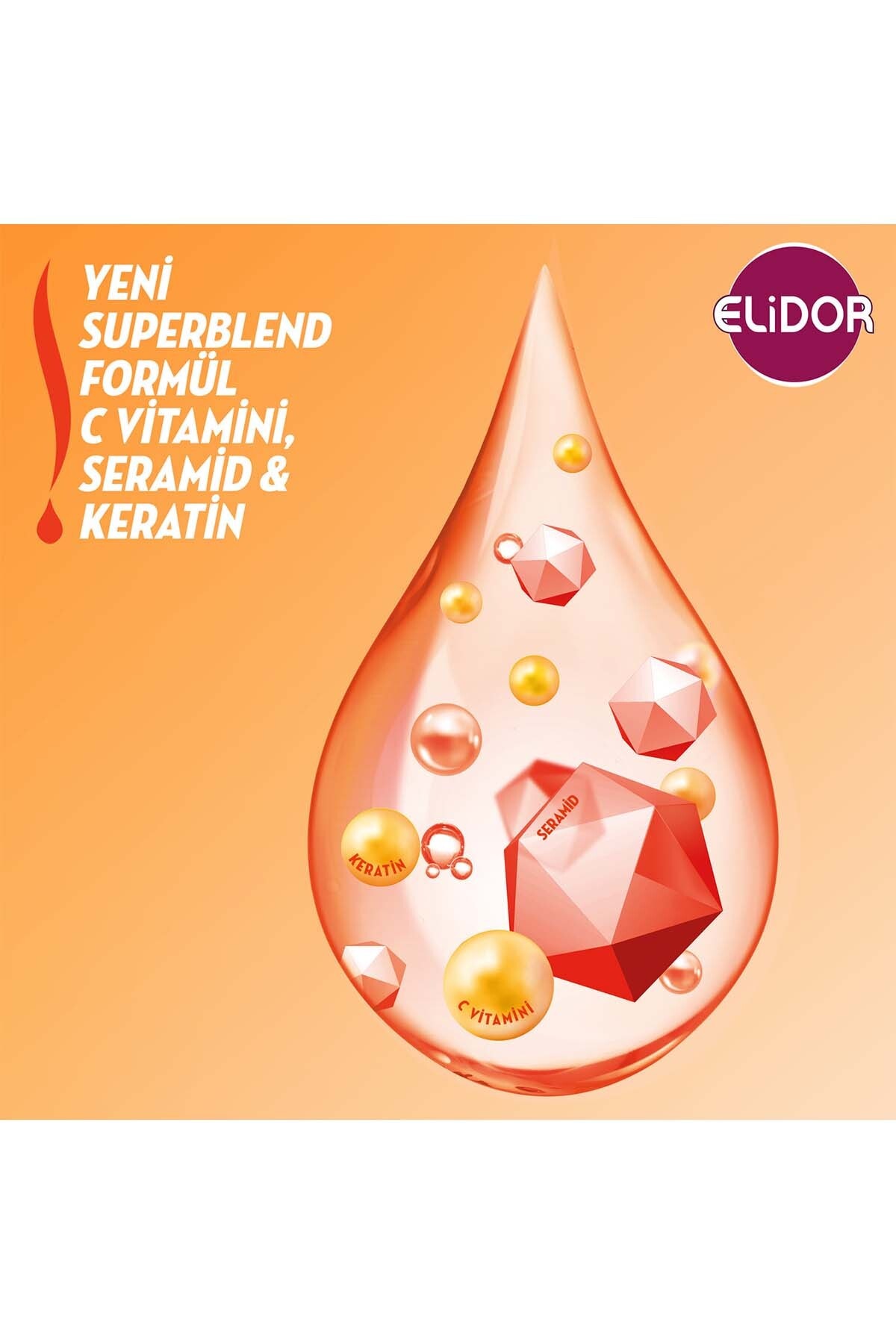 Elidor Superblend Saç Bakım Şampuanı Anında Onarıc-