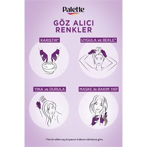 Palette Göz Alıcı Renkler 7-77 Yoğun Bakır Saç Boy-