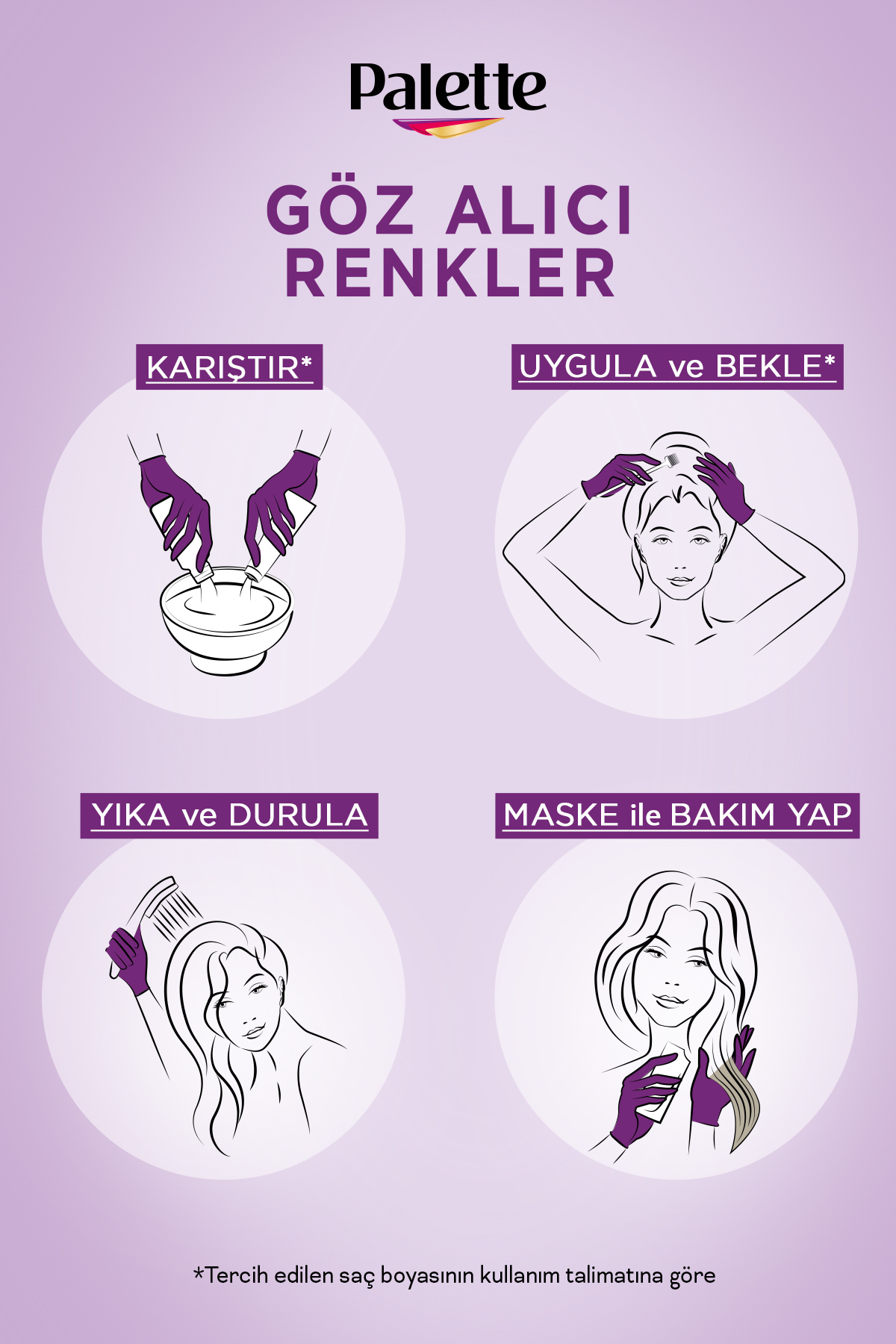 Palette Göz Alıcı Renkler 7-77 Yoğun Bakır Saç Boy-