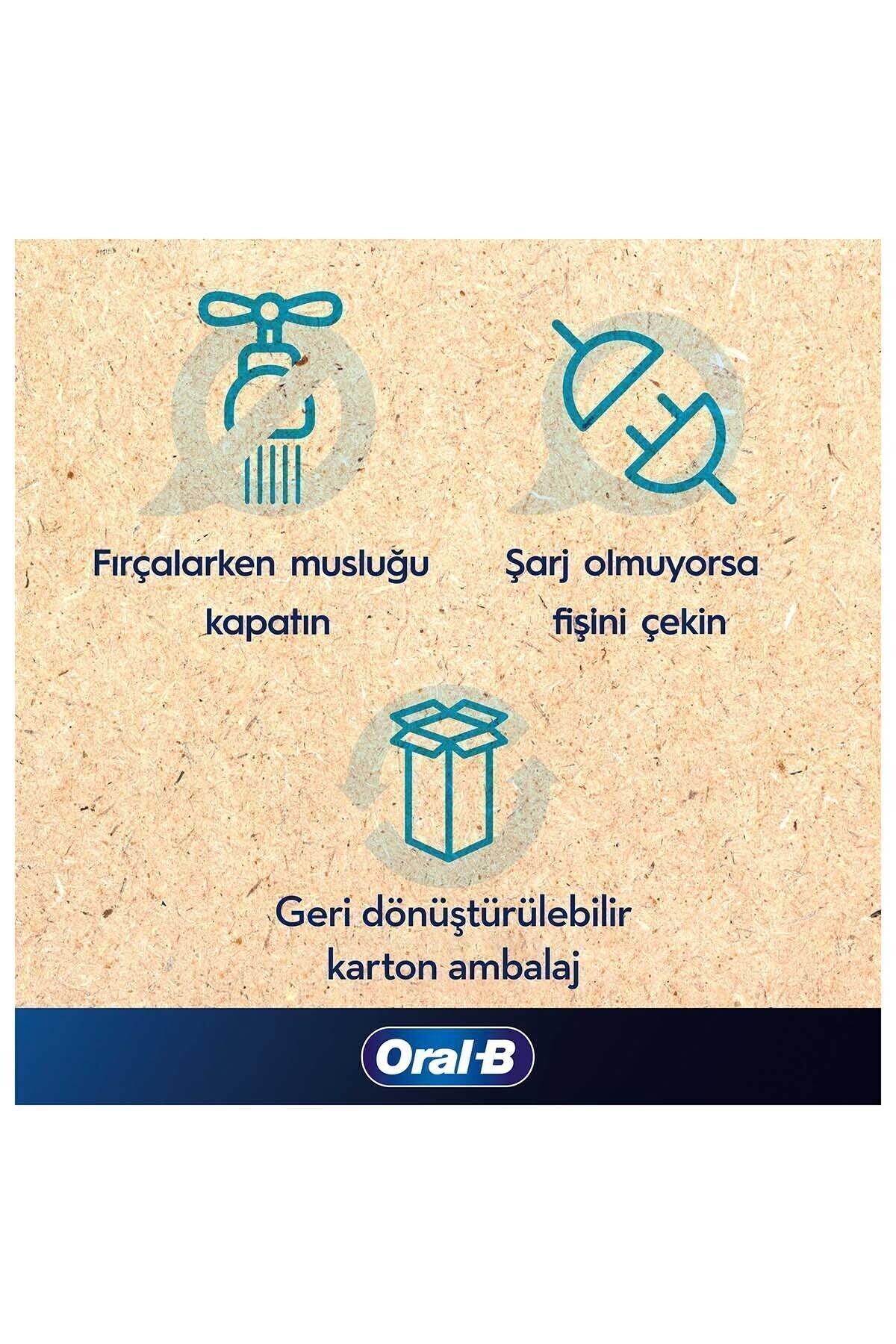 Oral-B Pro 3 - 3900 - Siyah Beyaz 2li Şarj Edilebi-