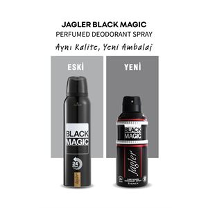 Jagler Men Deodorant Black 150ml Yeni-