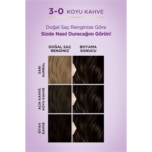 Palette Göz Alıcı Renkler 3 0 Koyu Kahve Saç Boyas-