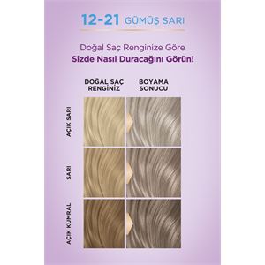 Palette Göz Alıcı Renkler 12-21 Gümüş SarıPalette-