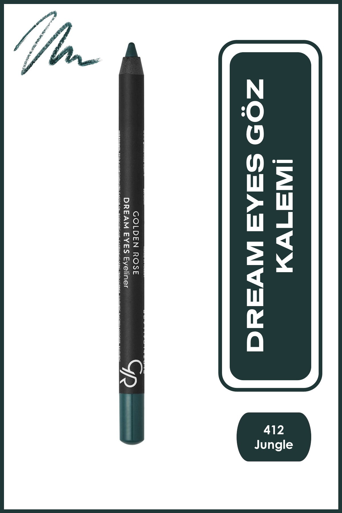 GOLDEN ROSE DREAM EYES EYELİNER NO:412 JUNGLE - GÖ-