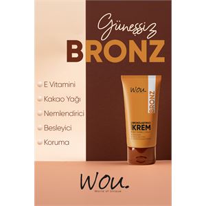 WOU World of Unique Güneşsiz Bronzlaştırıcı ve Nem-