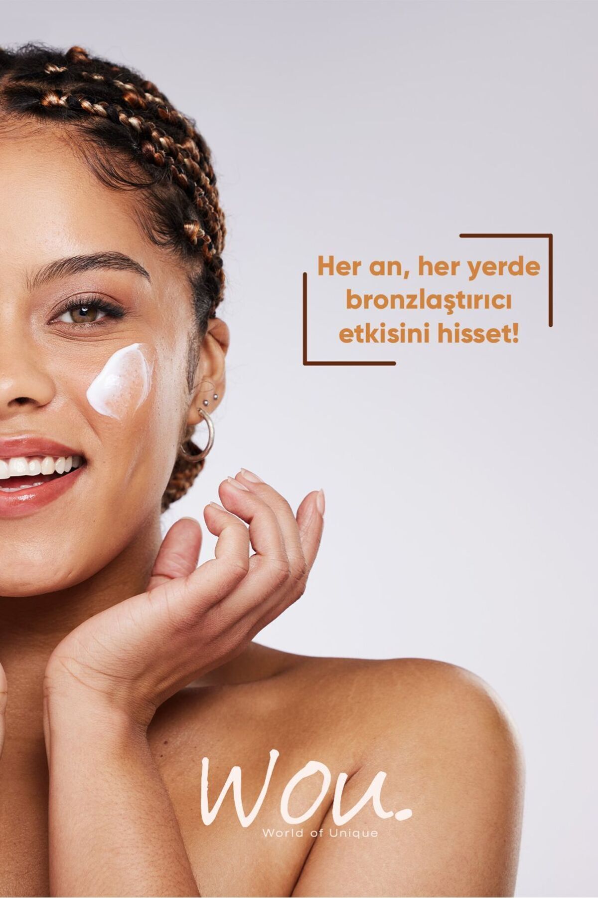 WOU World of Unique Güneşsiz Bronzlaştırıcı ve Nem-