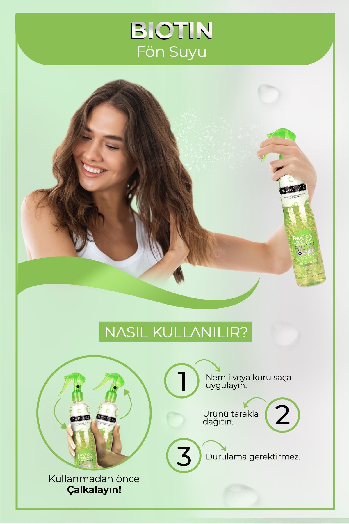 Morfose Iki Fazlı Saç Kondisyoneri 400 ml-