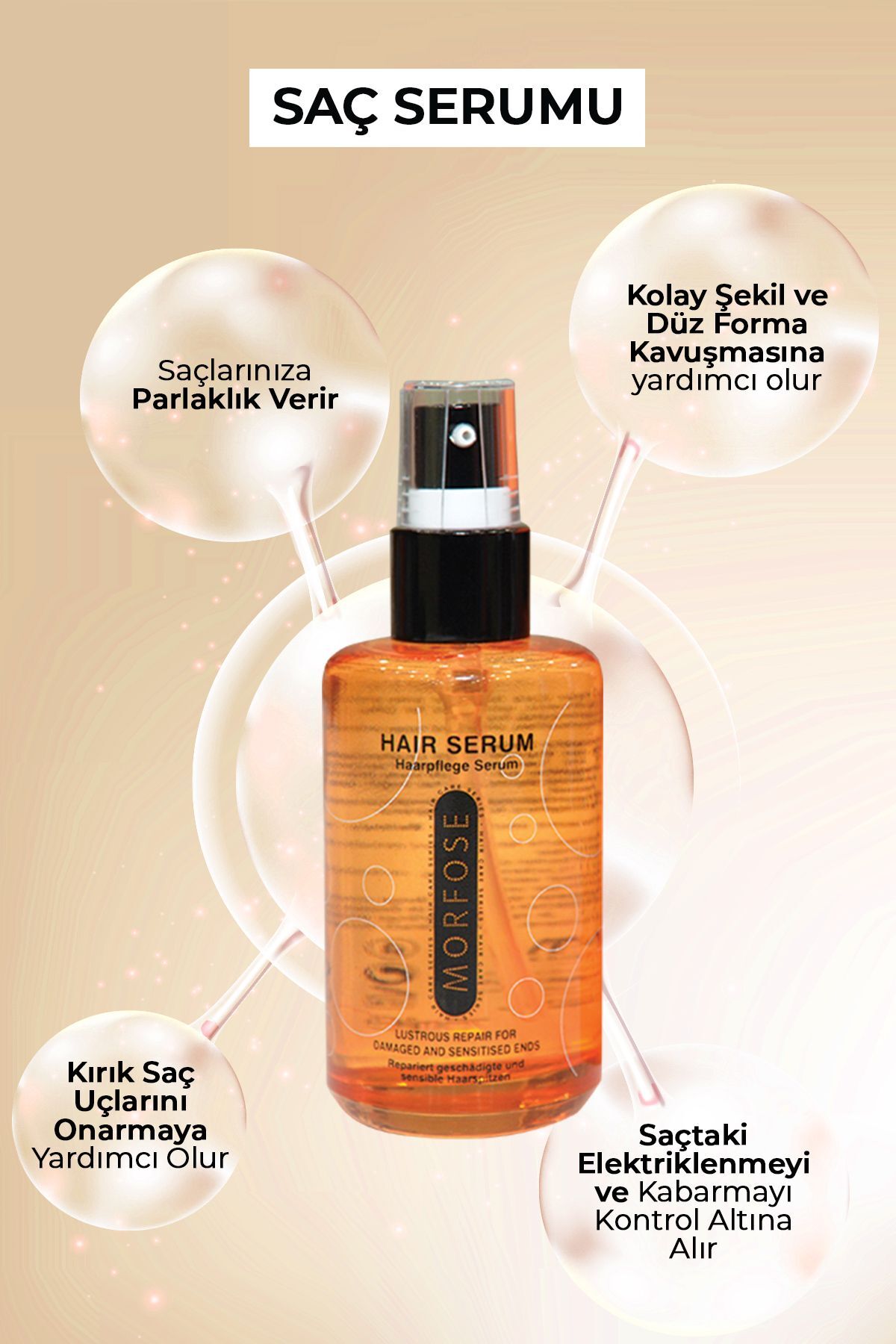 Morfose Saç Serumu 75 ml Turuncu-