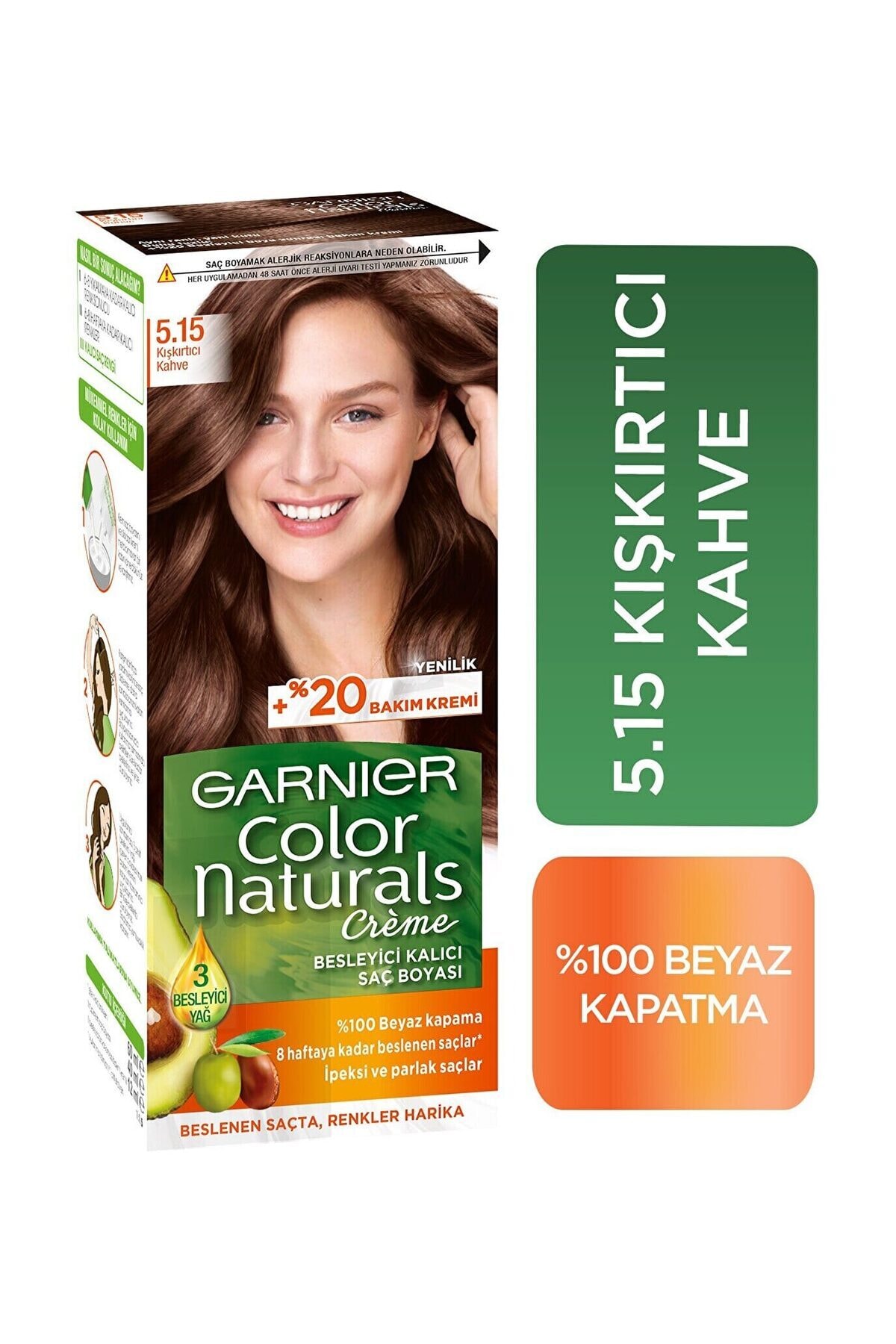 Garnier Color Naturals 5.15 Kışkırtıcı Kahve-