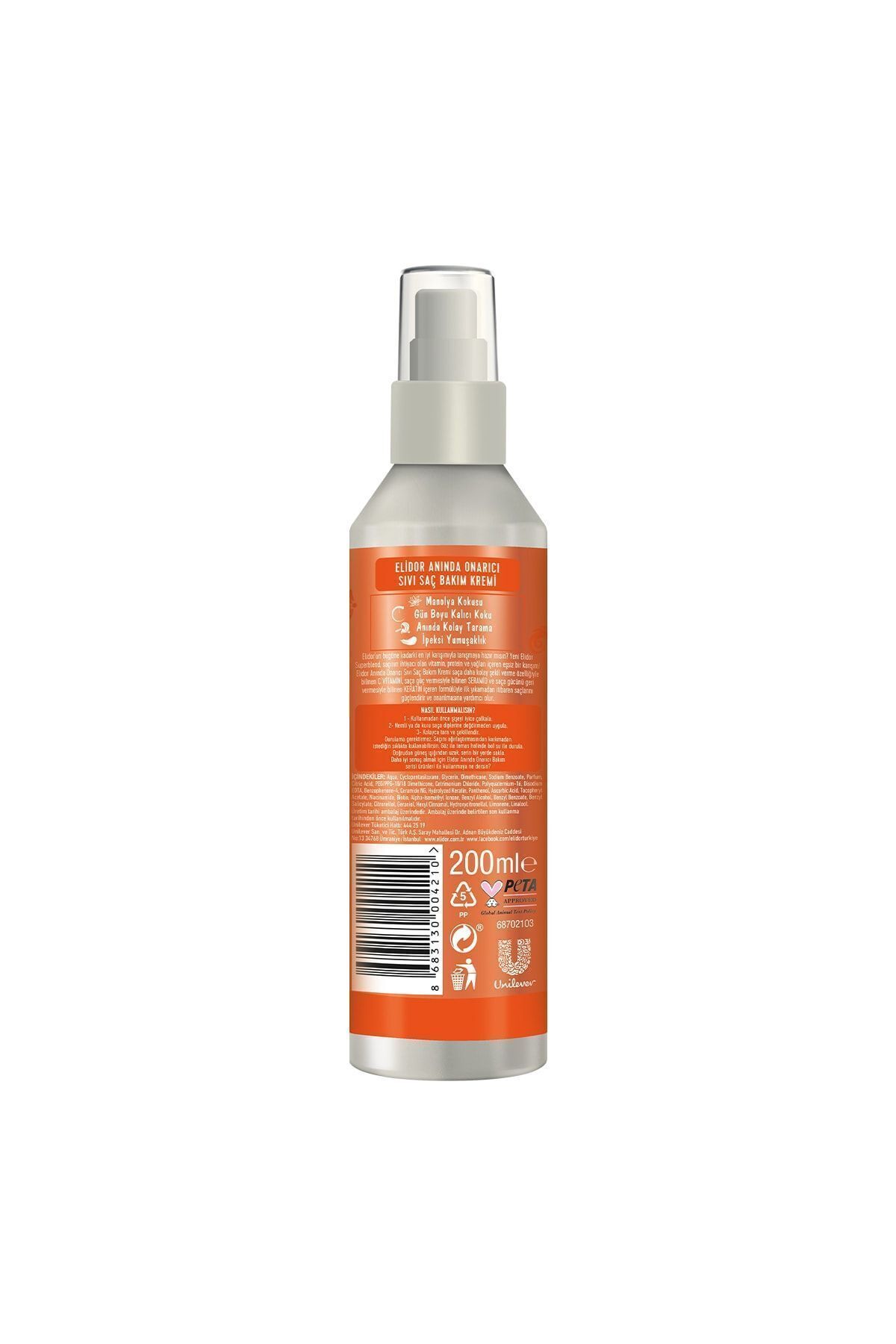 Elidor anında onarım sıvı sac bakım kremi 200 ml-