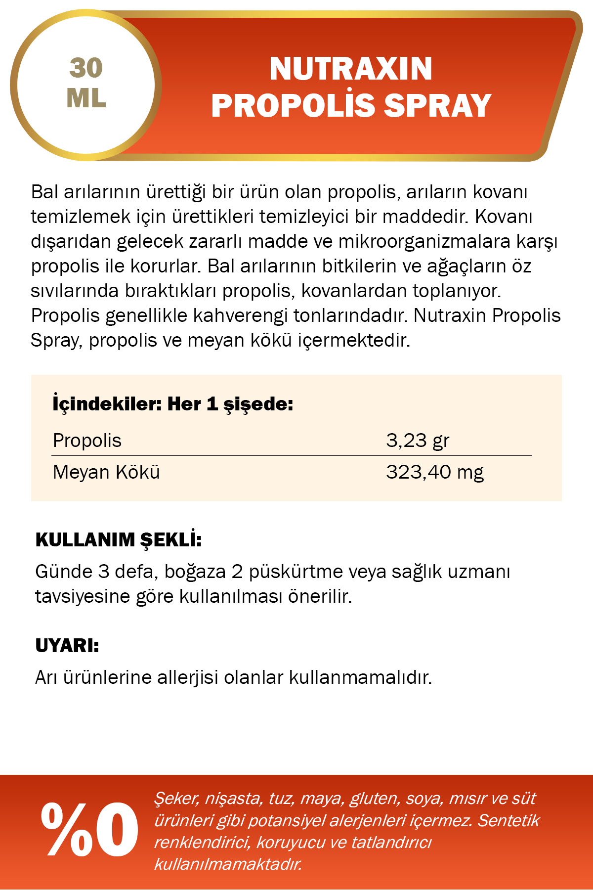 NUTRASİN PROPOLİS 30 ML SPREY-