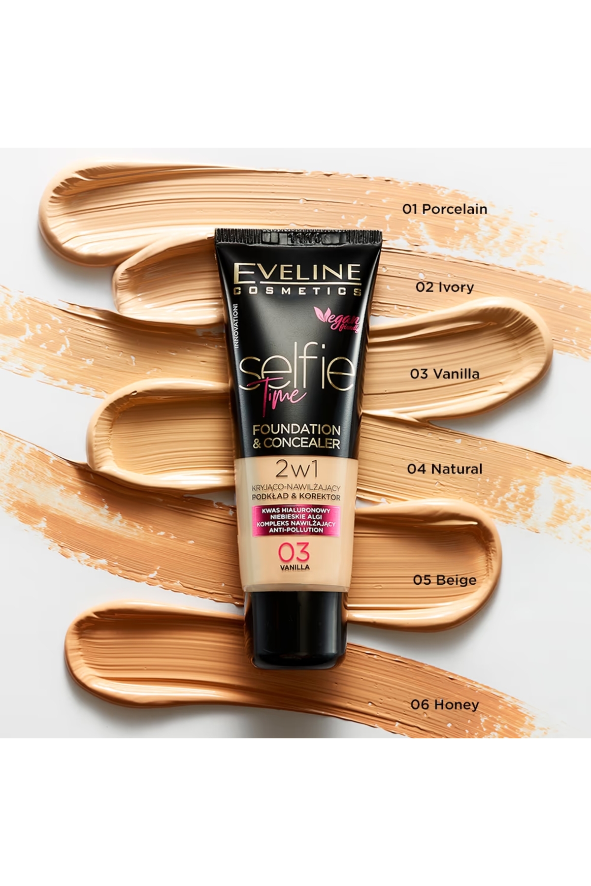 SELFIE TIME FOUNDATION & CONCEALER 04 NATURAL 30ML-