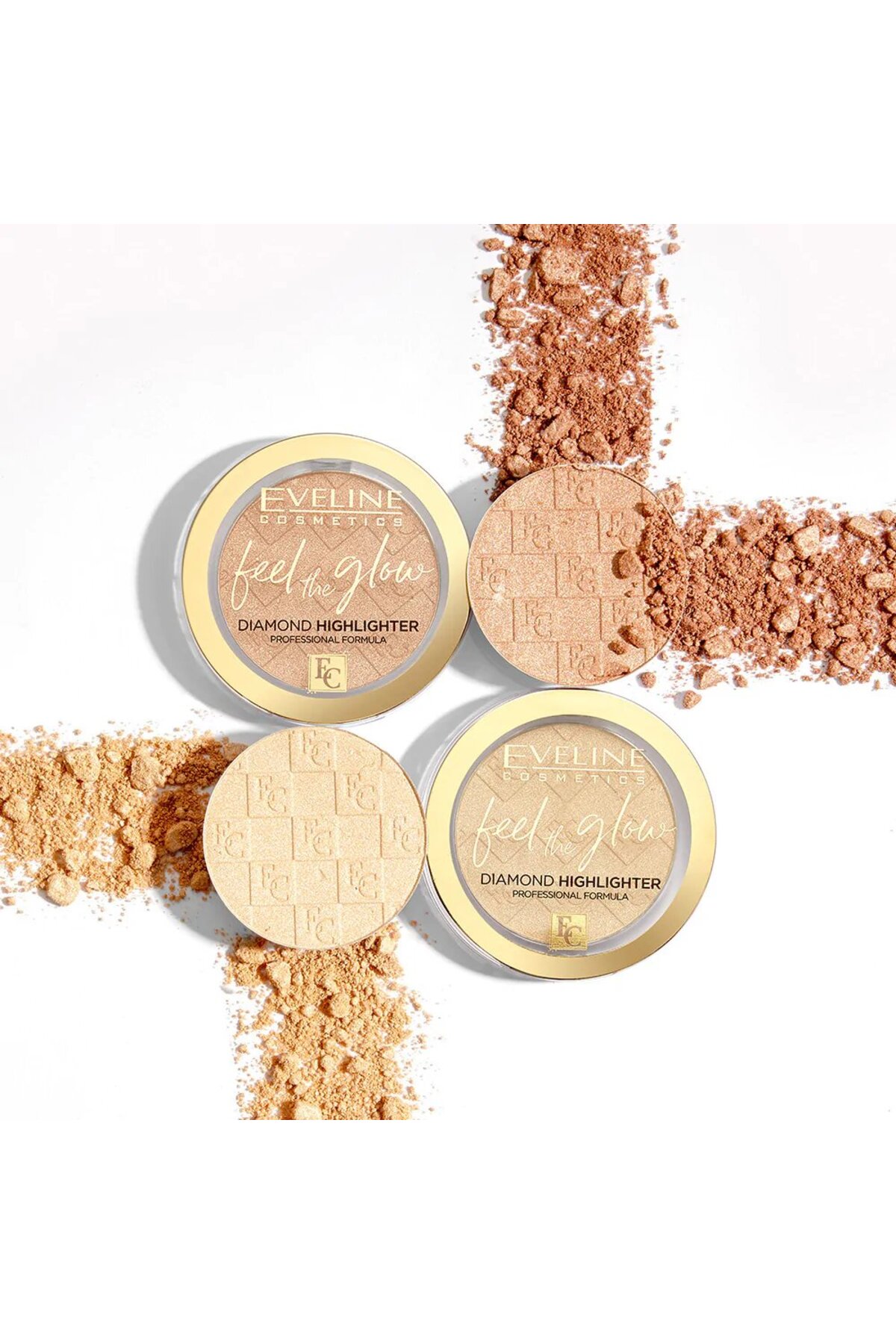 FEEL THE GLOW DIAMOND HIGHLIGHTER NO 01 SPARKLE-