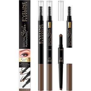 BROW STYLER 3IN1 MULTIFUNCTION 01 MEDIUM BROWN-