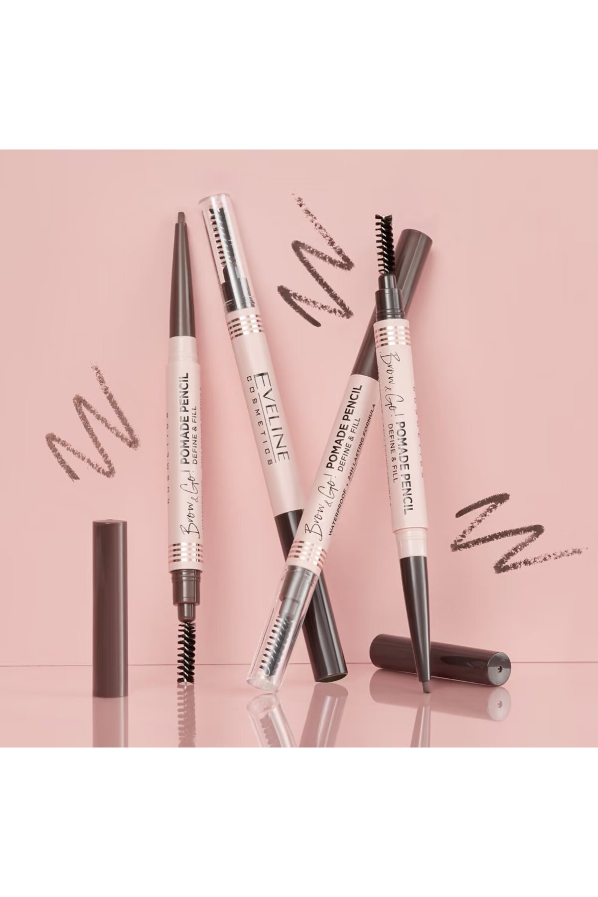 BROW & GO EYEBROW POMADE PENCIL DARK BROWN-