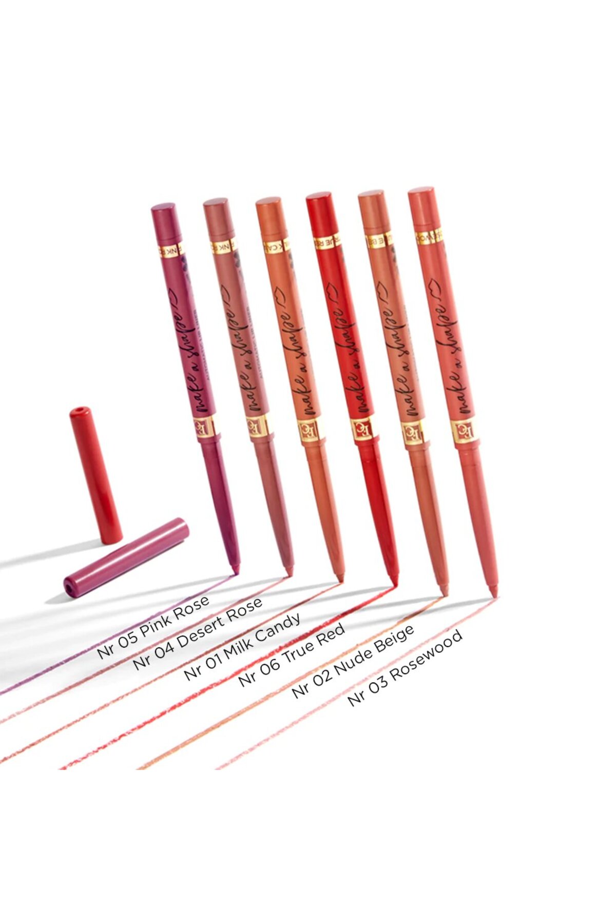 AUTOMATIC LIP LINER MAKE A SHAPE ROSEWOOD-