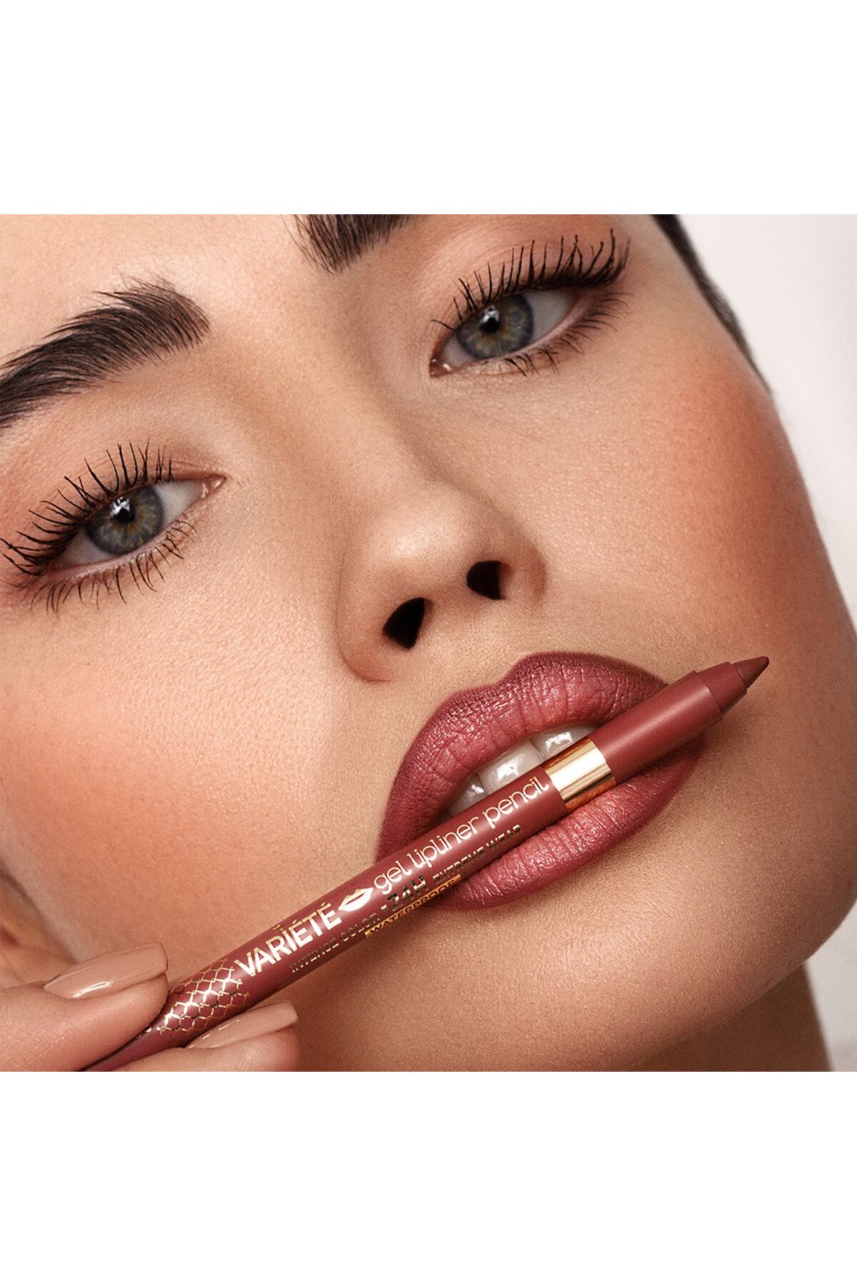 VARIETE GEL LIP LINER PENCIL MATT WATERPROOF NO2 P-