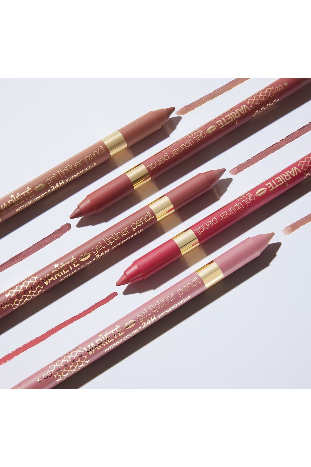 VARIETE GEL LIP LINER PENCIL MATT WATERPROOF NO3 D-