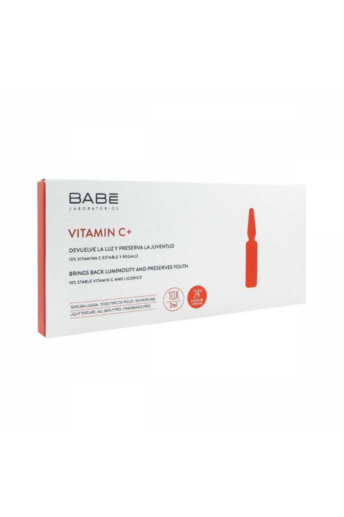 BABE LABORATORİOS AYDINLATICI ETKİLİ VİTAMİN C+ 10LU AMPUL-